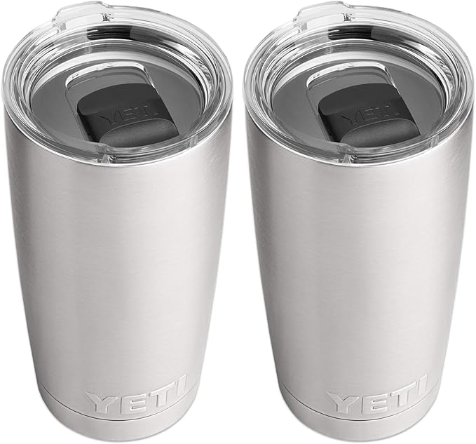 YETI Rambler 20 oz Stainless Steel Vacuum Insulated Tumbler w/MagSlider Lid
