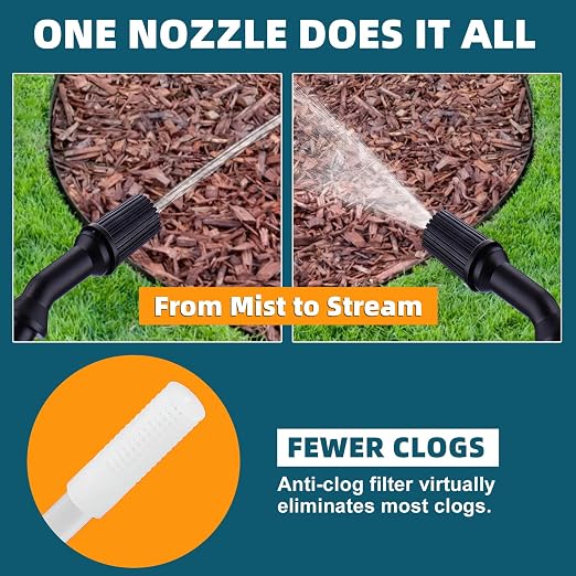 JDiction Rock Glue MAX for Landscaping, 1Gal Mulch Binder with Pump Sprayer | Mulch & Rock Glue for Pea Gravel, Pebbles & Rubber Mulch – Covers Up to 400 sq.ft – Waterproof, Dries Clear & Matte, Pet Safe