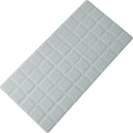 Webos Foldable Silicone Bathtub Mat: Jumbo Size Heavy Duty Safety Bath Mat for Tub Without Suction Cups Non Slip Bath & Shower Mat for Textured, Reglazed, Refinished Tub (Grey, 35.8 x 17.7)