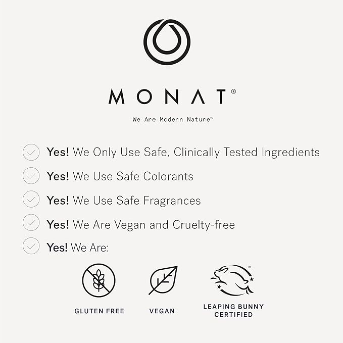 MONAT IR Clinical Thickening Shampoo & Conditioner Set – Hair Strengthening & Volumizing System for Thicker, Fuller-Looking Strands – Natural Hair Care with Rosemary, Mint & Pea Extract