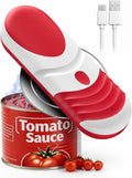 Electric Can Opener, Automatic Rechargeable Can Openers with One-Touch Smooth Edge & Magnetic Lid - Hands-Free Easy-Grip Opener for Seniors with Arthritis and Most Cans