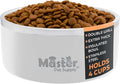 Master Pet Supply Stainless Steel Dog Bowls - 32 oz, Heavy Duty - Bone White, Double Wall Extra-Thick Insulated, Non-Slip Pet Water Bowl for Dogs, Cats & Pets, Anti Rust Metal, Dish Washer Safe