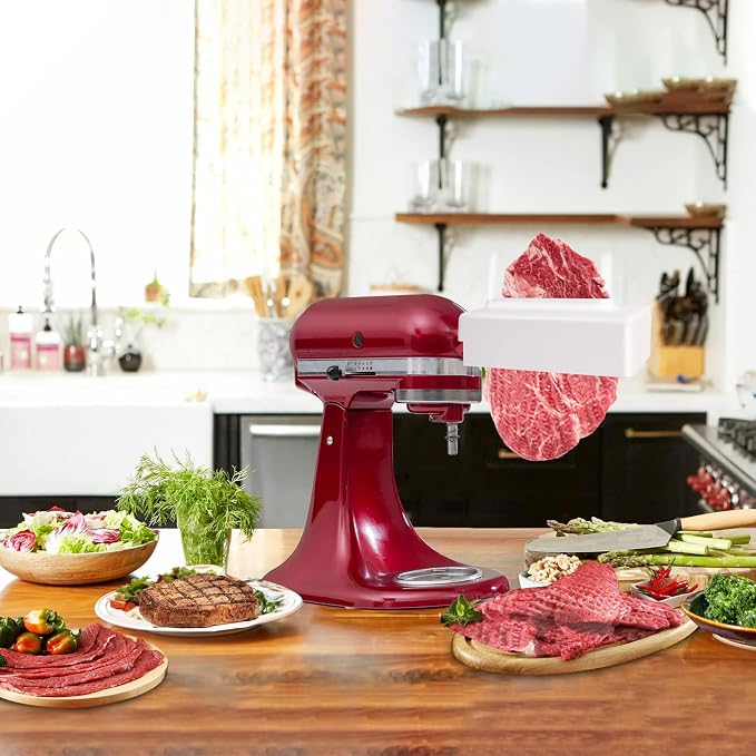 Meat Tenderizer Attachments for KitchenAid Stand Mixers, Accessories and Attachhments for Kitchen Aid with Sturdy Stainless Steel Gears Accessories