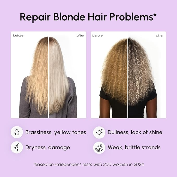 MAREE Deep Conditioning Hair Mask for Damaged Hair Treatment 2 Pack – Keratin Hair Care for Hydrating Growth Repair Moisturizing – Dry Curly Color Refreshing – 10 Fl Oz, Purple