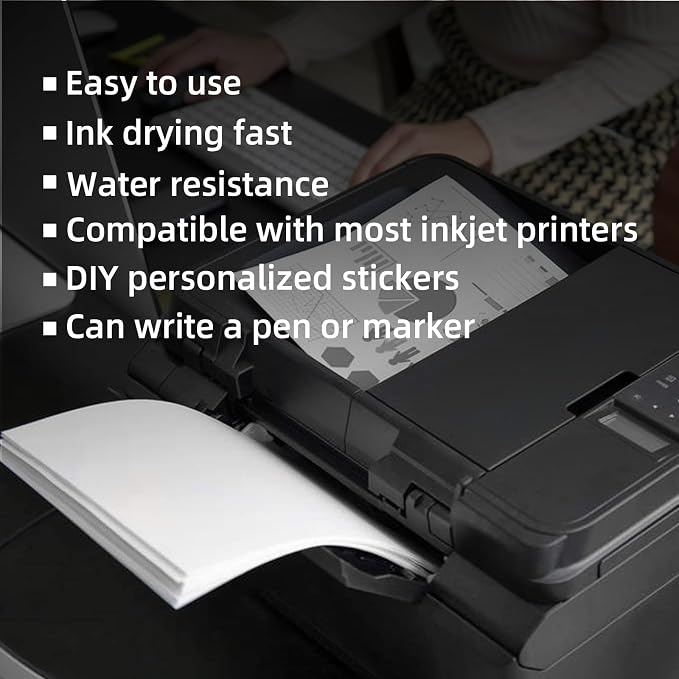 AveneMark 500 Sheets 3000 Labels Shipping Address Labels, 6 up 3-1/3" x 4" Quick to Peel Stickers Paper for Laser & Inkjet Printers, Printable Mailing Labels Stickers (6 Labels per Page Sheet)