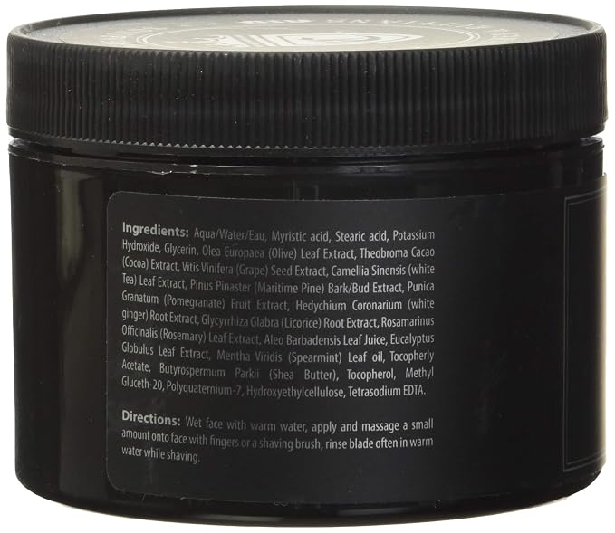 Crown Shaving co Shave Cream 8oz, Eucalyptus and Spearmint