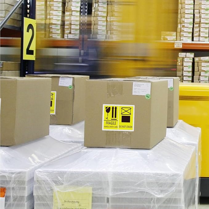 4" x 5" Shipping Labels – 500 Sheets, 2000 Labels – 4 Per Page – Compatible with Laser & Inkjet Printers – Permanent Adhesive Address Labels for Shipping, Mailing & Organization