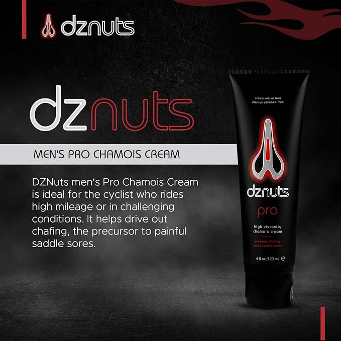 dznuts - Men’s Pro Chamois Cream, Women’s Bliss Chamois Cream, and Bald Super Smooth Shaving Cream - For Saddle Sores, Razor Burns, Ingrown Hairs, and Cuts