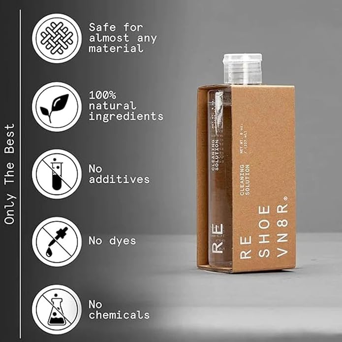 RESHOEVN8R Shoe Cleaner Kit and Sneaker Cleaner Sets - Cleaning Kit Solution for Sneakers, Mesh, Canvas, Suede, Knit, Leather