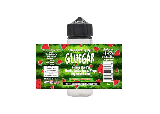GlueGar- 4oz - 1 Gallon Size Bottles (Natural Plant Based Glue) (Watermelon, 4 oz)