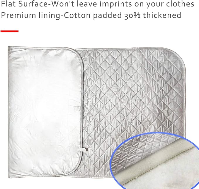 Ironing Mat,Thickened (32x55 inch) Ironing Blanket Ironing Pad | Double-Side Using Heat Resistant Pad Extra Extra Large Ironing Mat for Table Top,Countertop,Etc.