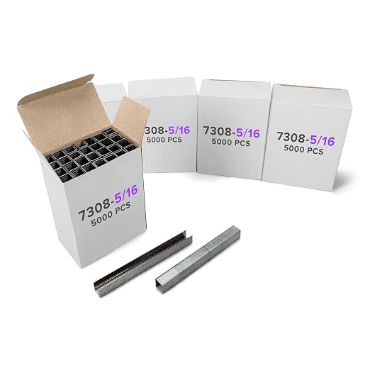 IDL Packaging Heavy Duty Staples for Plier HSP-12 - 7/16" x 5/16" x 0.04" (5 Boxes, 25000 Pcs) - Non-Rusting, Durable Stainless Steel Staples
