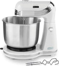 Dash Everyday Stand Mixer - Compact Tilt-Head Stand Mixer for Everyday Recipes - 6-Speed Power with Stainless Steel Bowl - White, 3-Quart