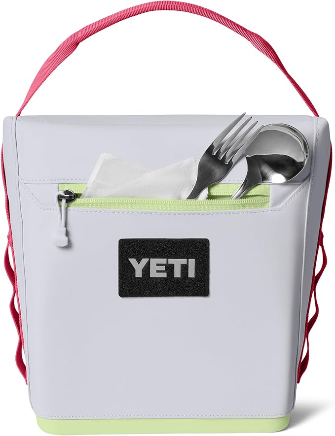 YETI Daytrip 6L Insulated Soft Cooler Lunch Bag, Mist/Pink/Grasshopper