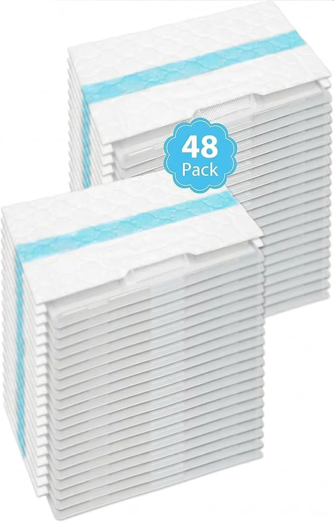 48PC Disposable Mopping Pad Refills - Compatible with Shark VACMOP and Pro Series (VM252, VM251, VM250, VM200, VC205, QM250, VM190, VM200P12, VMP30) 7