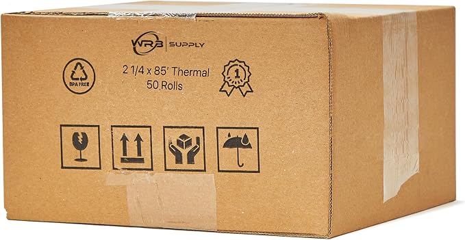 (50 Rolls) 2 1/4 x 85' First Data FD130 FD50 FD400 FD55 FD100Ti Thermal Paper