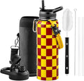 RAYMYLO 2026 Soccer Biggest Event Edition Insulated Water Bottle 40 oz, Nation Flag Design, Best Souvenir & Gift for World Soccer Lover, Vacuum Stainless Steel (Cold for 36Hrs), Leak Proof & Non-BPA
