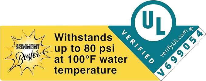 The Original Sediment Buster® Water Heater Flushing Tool | UL Verified V699054 tool breaks up, stirs and drains sediment from gas or electric water heaters, includes video instructions