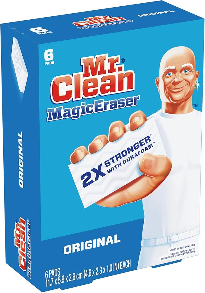 Mr. Clean® Magic Eraser Original Scrubbers, 6 Per Box, Case of 6 Boxes