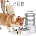 RIZZARI 6.5L Stainless Steel Dog Water Dispenser:Anti Spill for Medium Dogs | Stainless Steel Bowl / No Electricity / Gravity Auto Refill / Stable Base / Easy Cleaning / Home Use