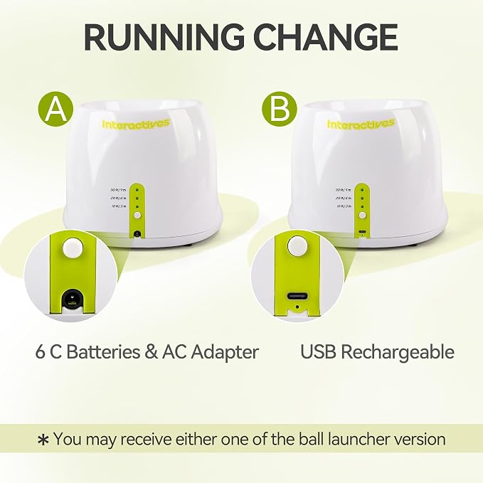 ALL FOR PAWS Automatic Dog Ball Launcher, Interactive Fetch Toy for Small to Medium Dogs, Pet Thrower Machine for Indoor & Outdoor Play, 3 Pcs 2-Inch Balls Included
