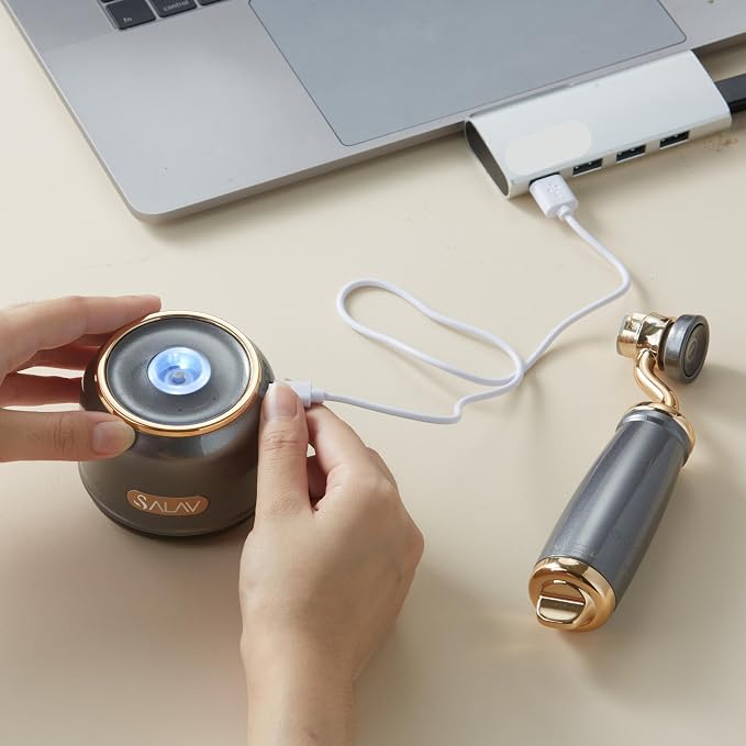 SALAV LR-900 Retro Edition Fabric Shaver and Lint Roller (Titanium)