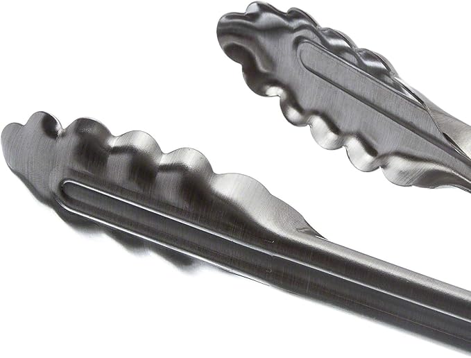 Edlund - 9 inch heavy duty stainless steel restaurant tongs with Lock - 4409 HDL - 2 pack