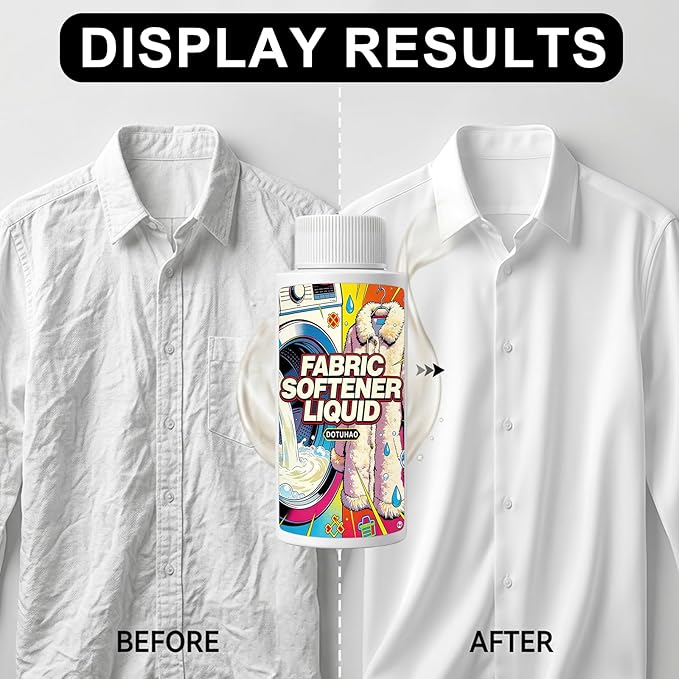 Fabric Softener Liquid, 3.5 fl oz / 100 ml Soften Fabrics For Polyester, Cotton, Nylon, Wool, Cashmere & Blends, Quick-Penetrating | High Absorption (3.5 fl oz / 100 ml)