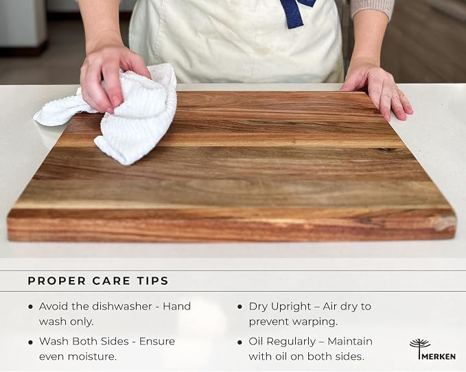 Walnut Wood Cutting Board – 17"x13" Butcher Block – Reversible Chopping Board with Juice Groove – For Meat, Cheese, Veggies, Charcuterie – Knife Friendly Kitchen Essential