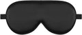 Alaska Bear Mulberry Silk Sleep Mask, Cool and Smooth (Original Black) | Genuine Organic Silk, For Sensitive Skin, Soft Filling, Lightweight, Flat Design