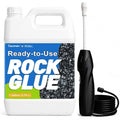 Teexpert Ready-to-Use Rock Glue for Landscaping with Electric Sprayer, 1 Gallon Gravel Glue for Landscaping for Pea Gravel, River Rock & Stone for Outdoor Landscape, Walkways, Patios, & Driveways Edge