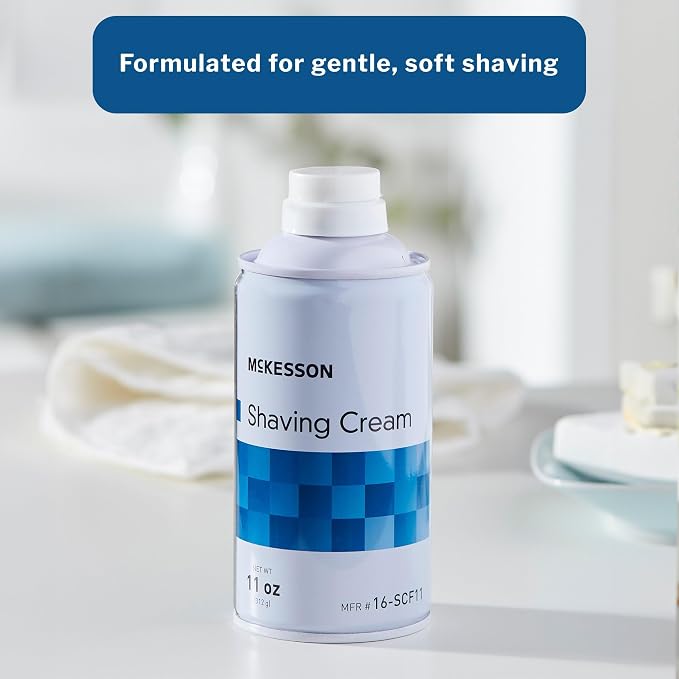 McKesson Foamy Shaving Cream Bulk, Foam Lavender Scented for Men and Women, 11 oz, 48 Count
