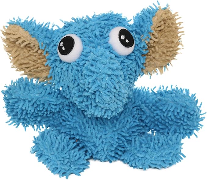 MIGHTY Tuffy 2 Pack Microfiber Medium Ball Elephant Dog Toy | Ultra Durable Plush Toy with Multiple Layers & Reinforced Seams , Washable and Floats , Mighty® Construction