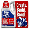 Weldbond Glue - Bonds Most Anything! 3L /101 oz Non-Toxic Adhesive Glue For Wood Tile Glass Craft Foam Fabric Stone Cement & Concrete & Any Other Porous Surfaces. No Fume Non-Flammable PVA Glue Gallon
