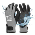 toolant 100% Waterproof Winter Work Gloves, Thermal Insulation with Grip | Touchscreen, Freezer Work for Men and Women, Cold Weather Work & Outdoor Tasks, Grey, XX-Large