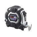 TAJIMA Tape Measure - 25ft x 1in GS-Lock Measuring Tape with Dual Magnetic Power & Compatible Clip - GS-SC25BW