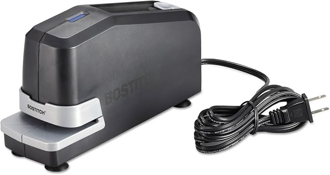 Bostitch Impulse Drive, 30 Sheet Electric Stapler, No Jam Technology, Easy Reload, Black