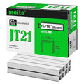 meite JT21 Staples, 5/16 Inch Galvanized Fine Wire Staples for Staple Gun - 7/16" Crown JT21 Staple Refill, Ideal for Upholstery, Crafts, Furniture (10 Boxes)