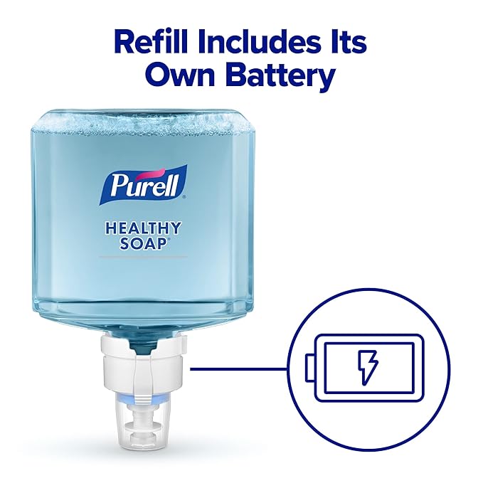 Purell 778502 Healthcare HEALTHY SOAP High Performance Foam ES8 Refill, 1200 mL, 2/CT
