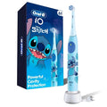 Oral-B iO Kids Rechargeable Electric Toothbrush, Stitch with 1 Brush Head - Automatic Pressure Sensor - 3 Cleaning Settings - 2 Min Music Timer - 28 Day Battery Life