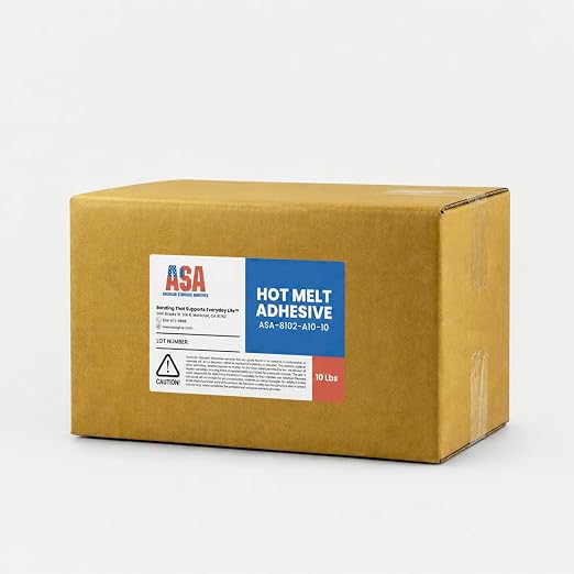 ASA Clear Hot Glue Sticks 7/16" x 10" (11mm) – High Temp Industrial Strength Adhesive – Stronger Hold, Low Stringing – Full Size Glue Gun Refills for Wood, Fabric, Foam & Packaging – 10 lb (193 Count) | Industrial-strength clear adhesive, strong hold &...