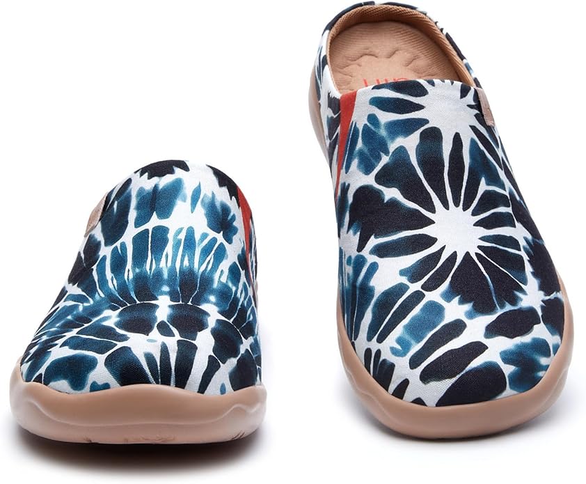 UIN Men's Mules Slipper Loafers Lightweight Mules Walking Casual Clogs Comfort Household Slip Ons Art Painted Travel Shoes Malaga Marine World