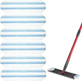 Pure Realm 6 Pack Mop Replacement Pads for Ocedar H2prO Flat Mop System, Washable and Reusable Handle Pads Refills for Floor Cleaning
