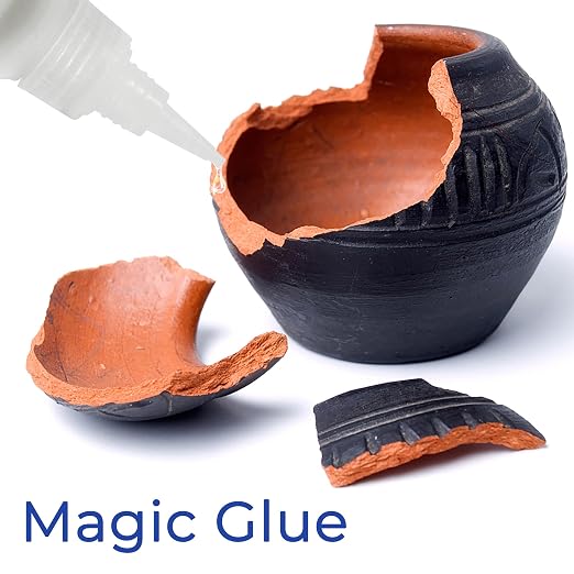 Magic Chems CA Glue with Activator (16 x 1.7 oz + 8 x 13.5 fl oz Activator), Cyanoacrylate Adhesive for 3D Printing & Acrylic, Strong Bond Super Glue Accelerator Set (8 Pack)