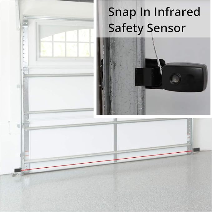 Skylink ATR-1622BK Atoms 1/2 HPF Garage Door Opener with Extremely Quiet Dc Motor, Belt Drive, Built-In Led Light, Skylinknet Enabled, Remote Controls, Keypad Keyless Entry, Deluxe Wall Console