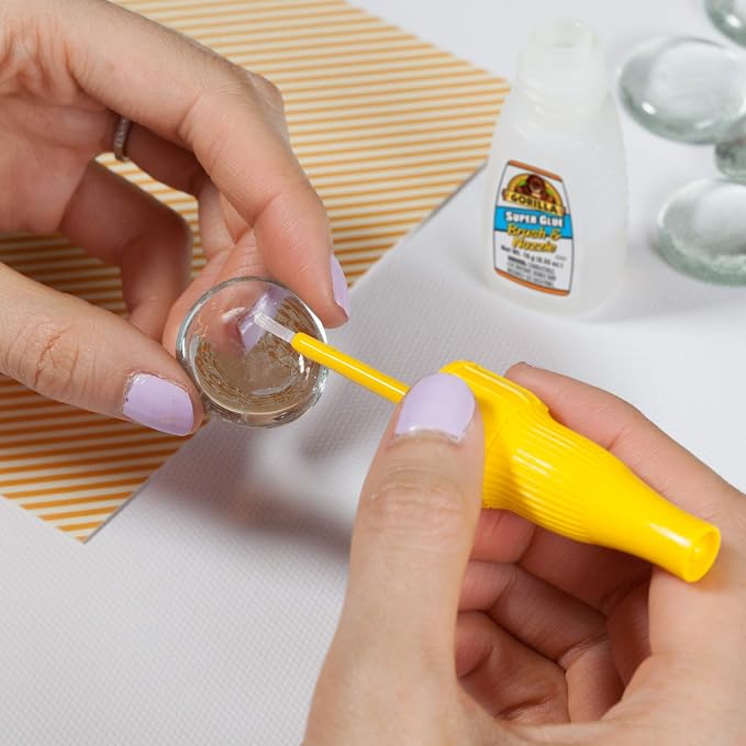 Gorilla Super Glue with Brush & Nozzle Applicator, 10 Gram, Clear, (Pack of 3)