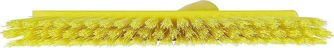 Vikan 31036 Broom, Angle Thread Dustpan, 10", PP/PET,Yellow