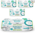 Juniper CLEAN 3 Pack Surface Cleaning Wipes with Bleach, All-Purpose Cleaner for Bathroom, Kitchen, Office, 216 Count Soft Flow, Fresh Scent, Lint Free & Durable
