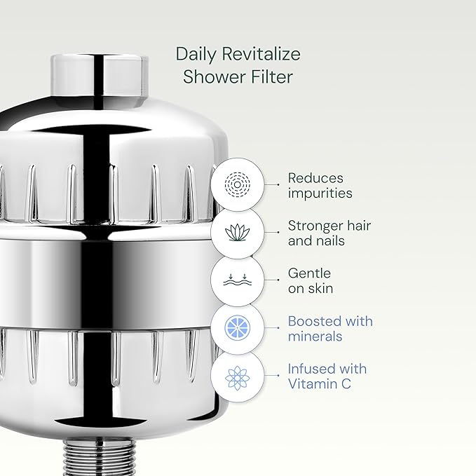 AquaBliss High Output Revitalizing Shower Filter - Reduces Dry Itchy Skin, Dandruff, Eczema, and Dramatically Improves The Condition of Your Skin, Hair and Nails - Oil Rubbed Bronze (SF100-ORB)