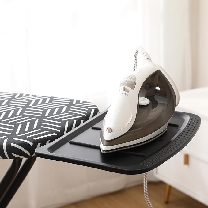 caius Ironing Board, Ironing Area 43"x13" Heavy Duty, Easy to Fold